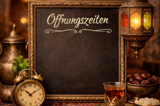 Öffnungszeiten im Restaurant